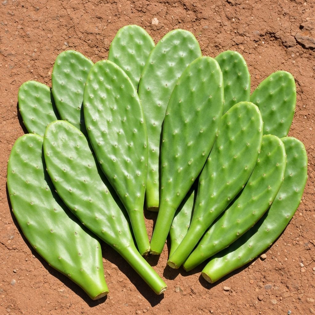 Nopales cactus pads